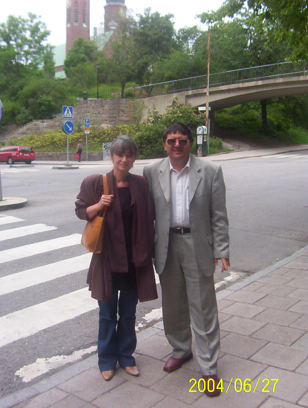 With Dr. Albena Tchamova, Stockholm, Sweden, 2004.jpg